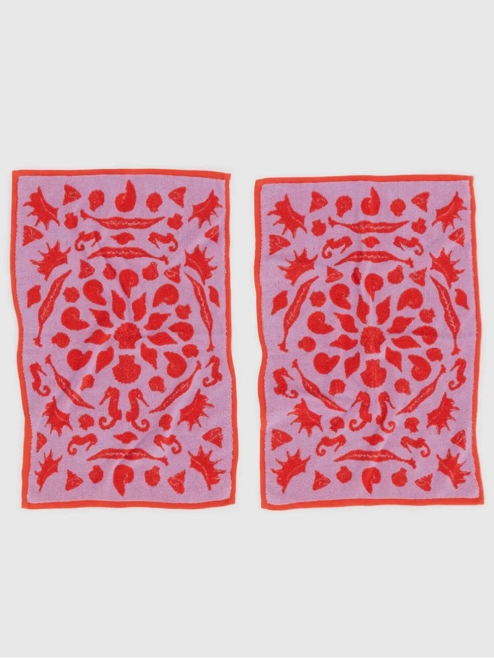 NEW BAGGU HAND TOWEL SET OF 2 TOWELS Bathroom Kitchen Home Homeware Home